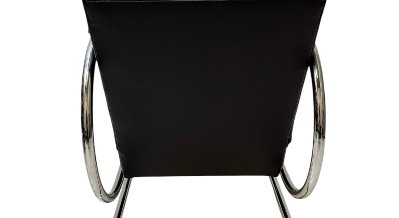 Art Deco Modernist Bauhaus Tubular Steel Lounge Chair by Frits Kuyken, 1936